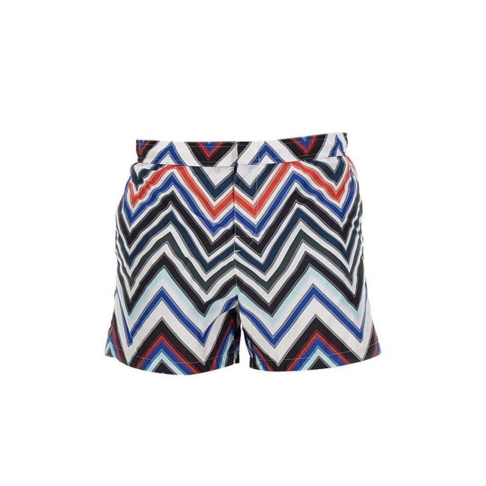 MISSONI Zigzag Pattern Swim Shorts Men MULTICOLOUR Beachwear